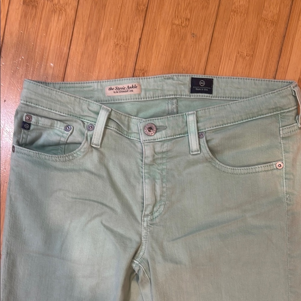 Adriano Goldschmied (AG) "The Stevie Ankle" Slim Straight Leg Pants 29R - Picture 2 of 11
